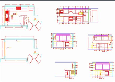 Bloques Autocad Cocinas Restaurantes Gasevox