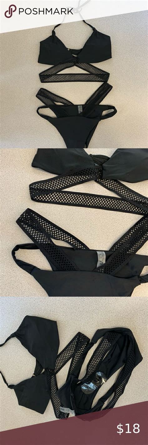 Strappy Bikini Brand New Never Worn Swim Bikinis Strappy Bikini