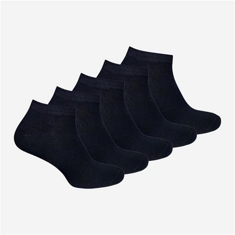 Набор носков мужских коротких Лео Бамбук Премиум 39-42 5 пар Черный ...