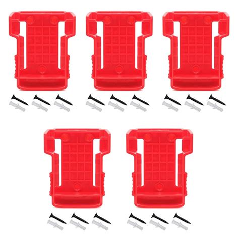 5Packs Stealth Battery Mounts Hanger Holder For Milwaukee M18 18V Tool