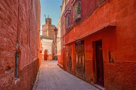 Red Medina of Marrakech, Morocco Editorial Photography - Image of morocco, cityscape: 151801247