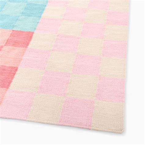 Checker Blocks Rug West Elm