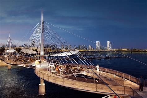 Lusail Pedestrian Bridges Safdie Rabines Architects