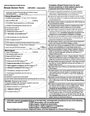 Fillable Online Filesaccepttest Medi Cal Ca Complete A Breast Screen