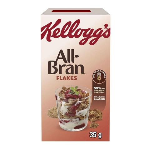 Cereal Kelloggs All Bran Flakes 35 G Walmart