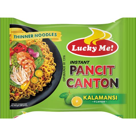 Lucky Me Pancit Canton Kalamansi 80g Instant Noodles Walter Mart