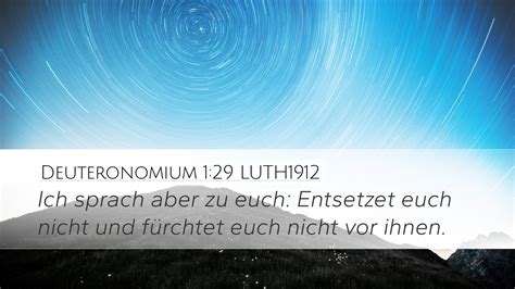 Deuteronomium 1 29 LUTH1912 Desktop Wallpaper Ich Sprach Aber Zu Euch