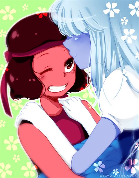 Ruby And Sapphire Steven Universe By Timelessheaven On Deviantart