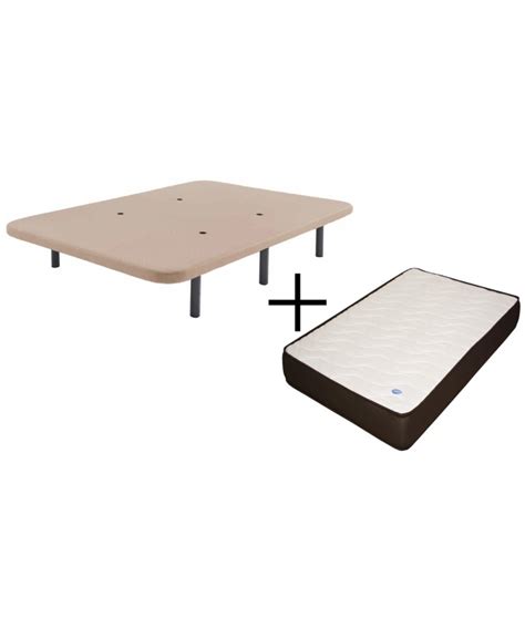 BASE TAPIZADA CON 6 PATAS Y COLCHON VISCOCONFORT MUEBLES MATO