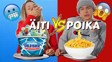 HOT VS COLD FOOD CHALLENGE - YouTube