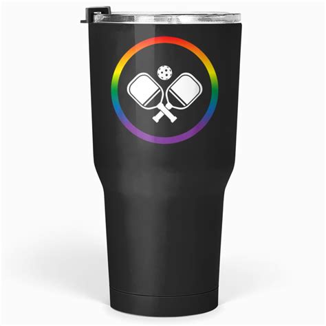 Pickleball Sports Lgbtq Gay Pride Rainbow Lgbt Tumblers Oz Sold By