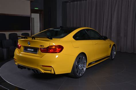 Speed Yellow Bmw M Competition Pack Has Carbon Kit In Abu Dhabi