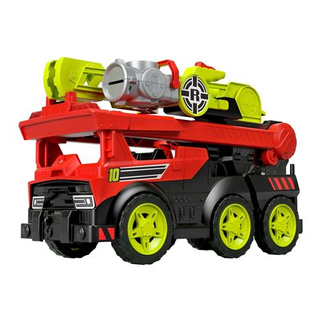 Rescue Heroes Transforming Fire with Lights & Sounds Truck Play Vehicle - Walmart.com - Walmart.com