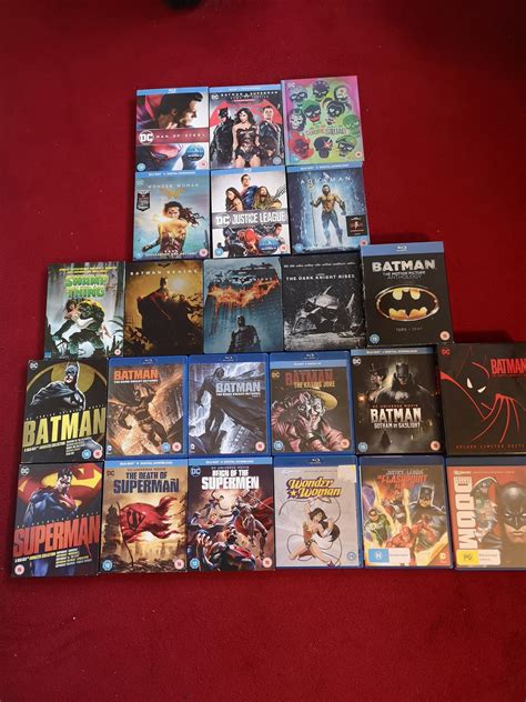 DC live action and animated movie blu ray collection. Still missing a ...