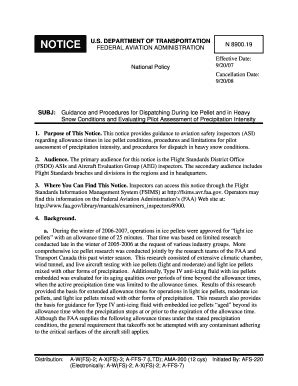 Fillable Online Faa Notice Template Faa Fax Email Print Pdffiller