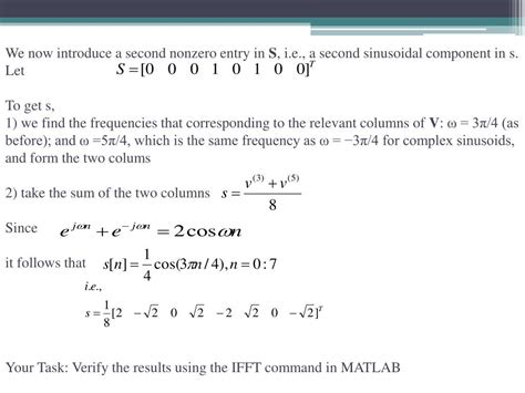 Ppt Lecture 13 Examples Of The Dft And Its Inverse Dft Of A Real Valued Signal Sections 2 2