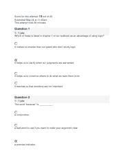 Phi Test Week Docx Scoreforthisattempt Outof Submittedmay At