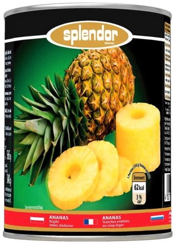 Ananas Plastry Splendor Puszka 580ml Smacznego Pl