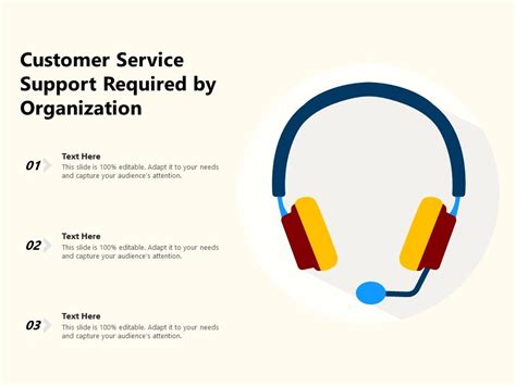 Customer Service Support Required By Organization Presentation