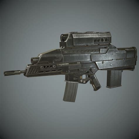 3D model XM29 OICW VR / AR / low-poly | CGTrader