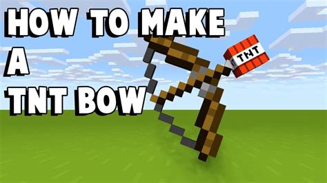 How To Make Custom Tnt Arrows In Minecraft Youtube