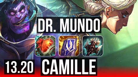 MUNDO Vs CAMILLE TOP 1 8M Mastery Rank 8 Mundo 400 Games 4 3 11