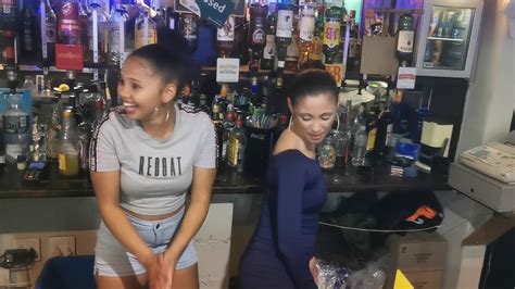 Hot Girls Dancing At Bar YouTube