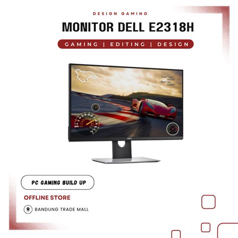 Jual Monitor LED 23 Inch DELL E2318H IPS Backlight Mulus Garansi