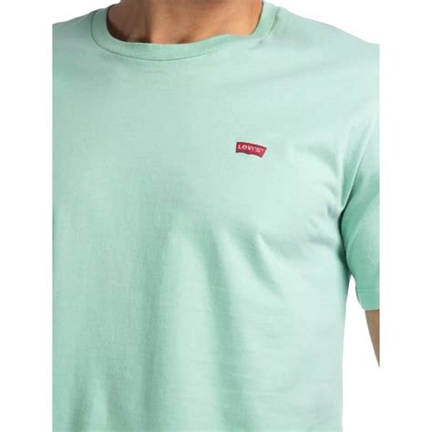 Camiseta Masculina Levis Basic Azul Piscina LB0020099