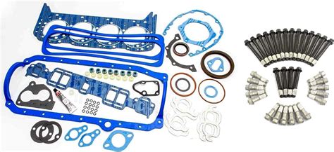 Fel Pro 260 1269 Overhaul Gasket Kit And Elgin Head Bolt Set Compatible With 1989 95 Tbi Sbc 5 7l