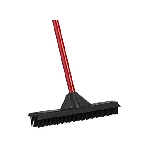 Ravmag Rubber Broom Water Resistant Natural Rubber Bristles And Squeegee