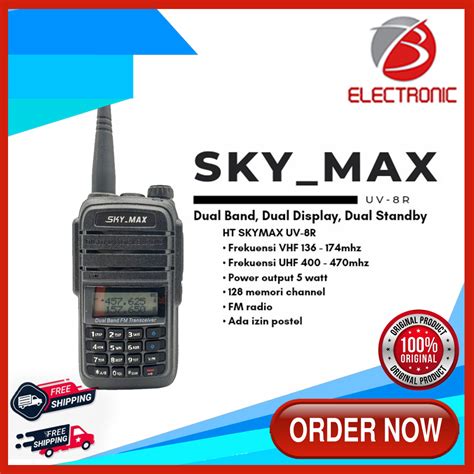 Jual HT Sky Max UV 8R Skymax Uv8r Walkie Talkie Original Shopee