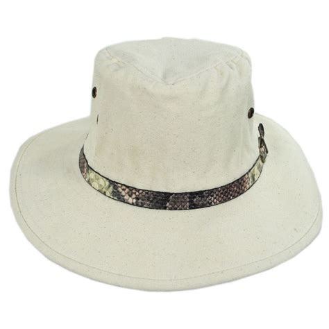 Smithsonian Anaconda Cotton Outback Hat Casual Hats