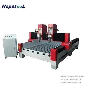 Buy Two Heads 3d Stone Carving Machine 3d Cnc Stone Sculpture Machine