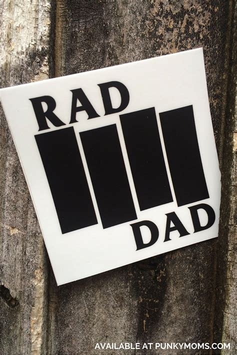 Rad dad sticker - Punky Moms - A Parenting Website For The Alternative ...