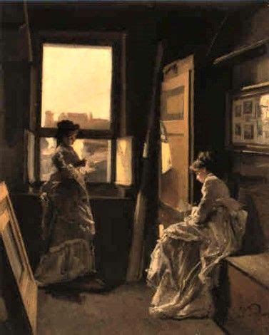 Induno Domenico Italian 1815 1878 In The Artist S Studio