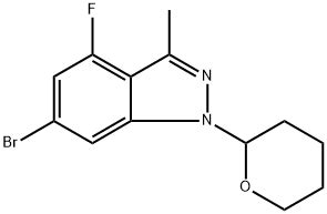 Bromo Fluoro Methyl Tetrahydro H Pyran Yl H Indazole