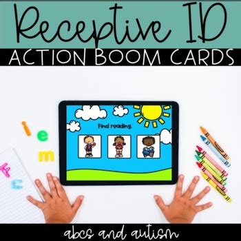 BOOM CARDS Receptive ID ACTIONS By Abcs And Autism TpT