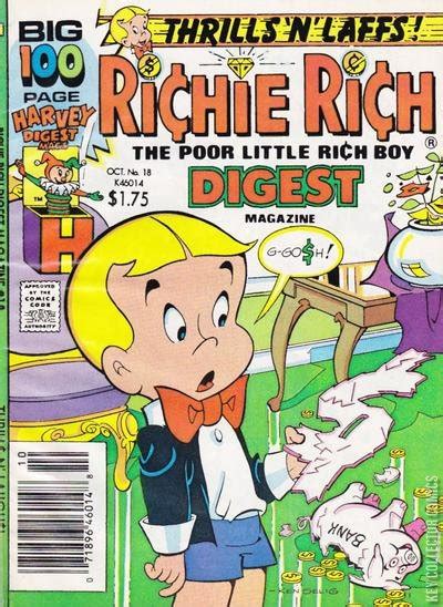 Richie Rich Digest Magazine 18 Published January 1986