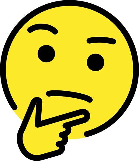 Thinking Face Emoji 21436722 PNG 57 OFF Wiener Me