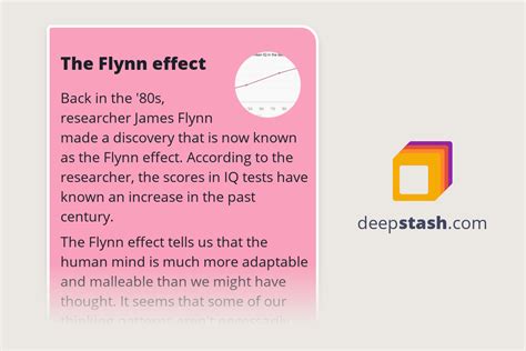 The Flynn effect - Deepstash