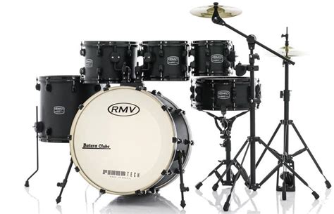 Bateria Rmv Fibertech Silky Black Pratos E