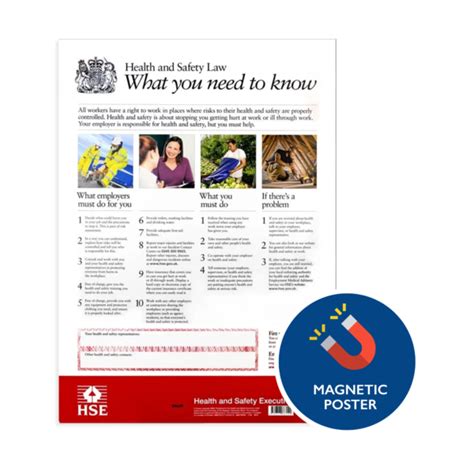 Hse Health Safety Law Poster Magiboards