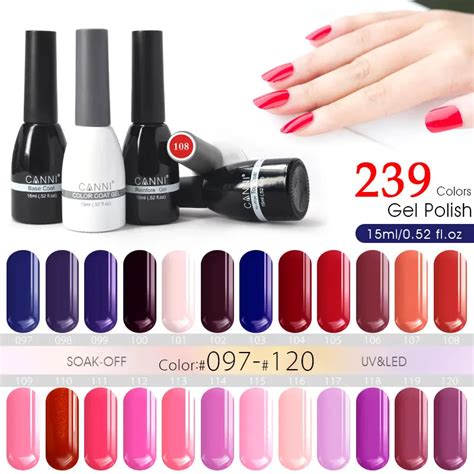 CANNI Gel Polish 240 Colors 15ml New Brand 62507 Nail Art Manicure DIY