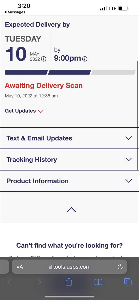 What does awaiting delivery scan mean ? Am I going to get my package