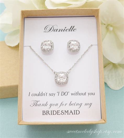 Bridesmaid Jewelry Bridesmaid Jewelry Sets Bridesmaid T Etsy Etsy