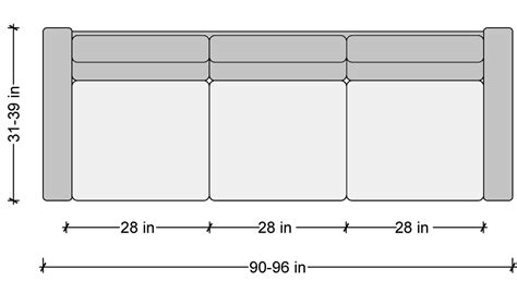 Sofa dimensions