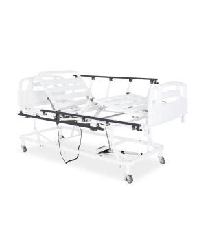 Cama Motorizada Evolution Steel Branca Sem Colchao Rodizios E Grade