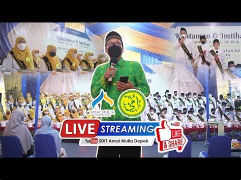 LIVE KHOTMUL QUR AN IMTIHAN TARTIL TAHFIDZ METODE UMMI ANGKATAN