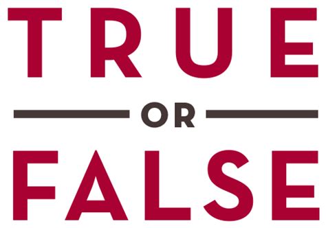 True And False PNG Transparent Images